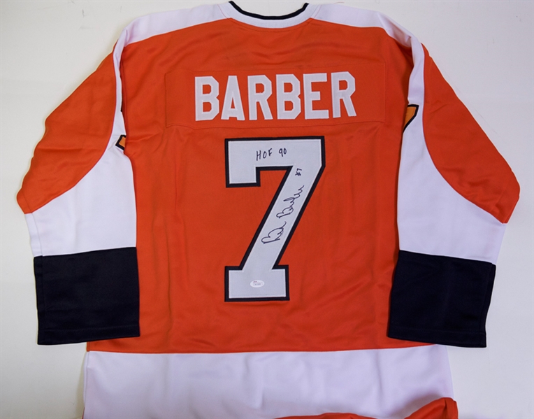 Bill Barber Signed Flyers Jersey - JSA